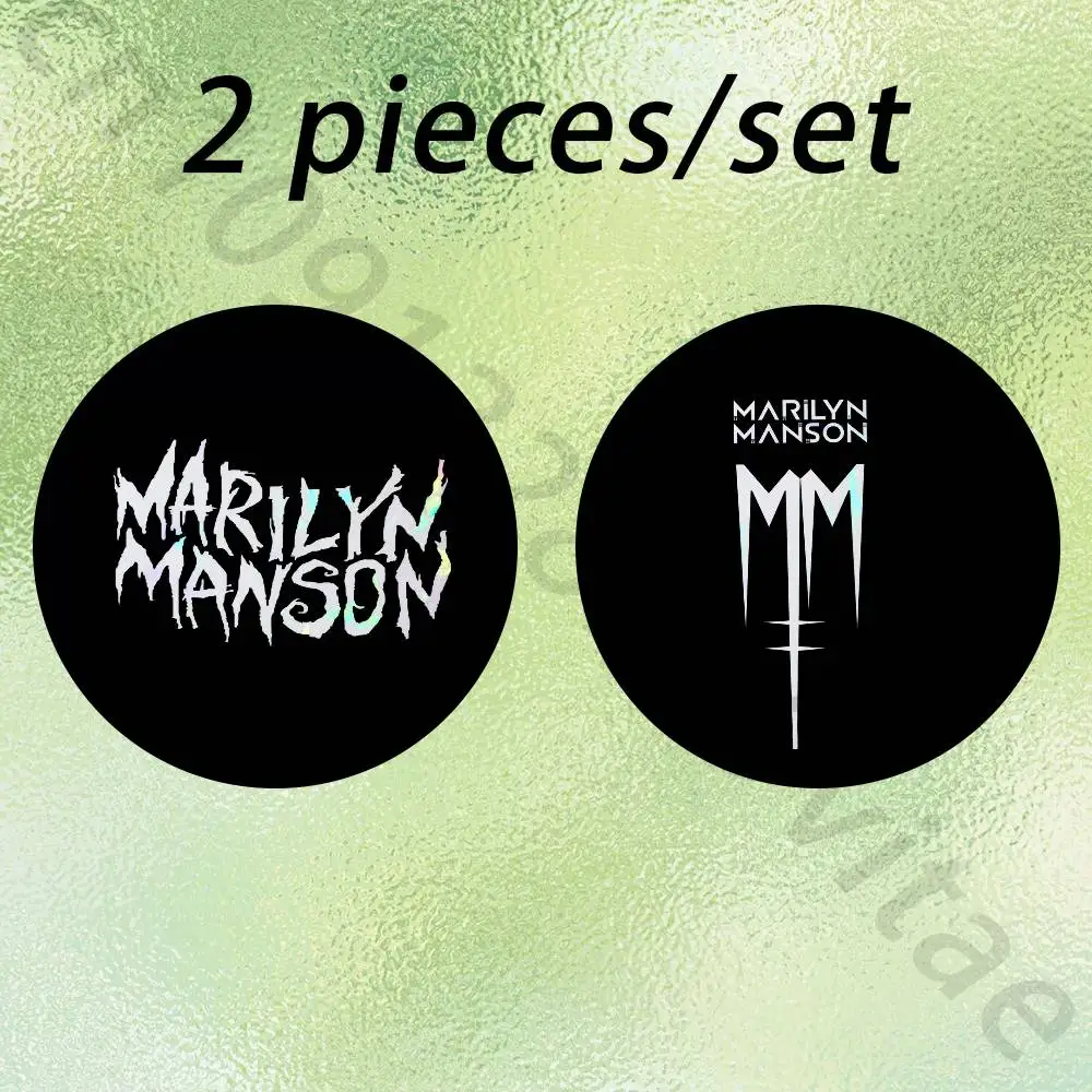 M-Marilyn Singer Manson 25mm 75mm 44mm 58mm 32m Brooches Badges Pins for Accessories