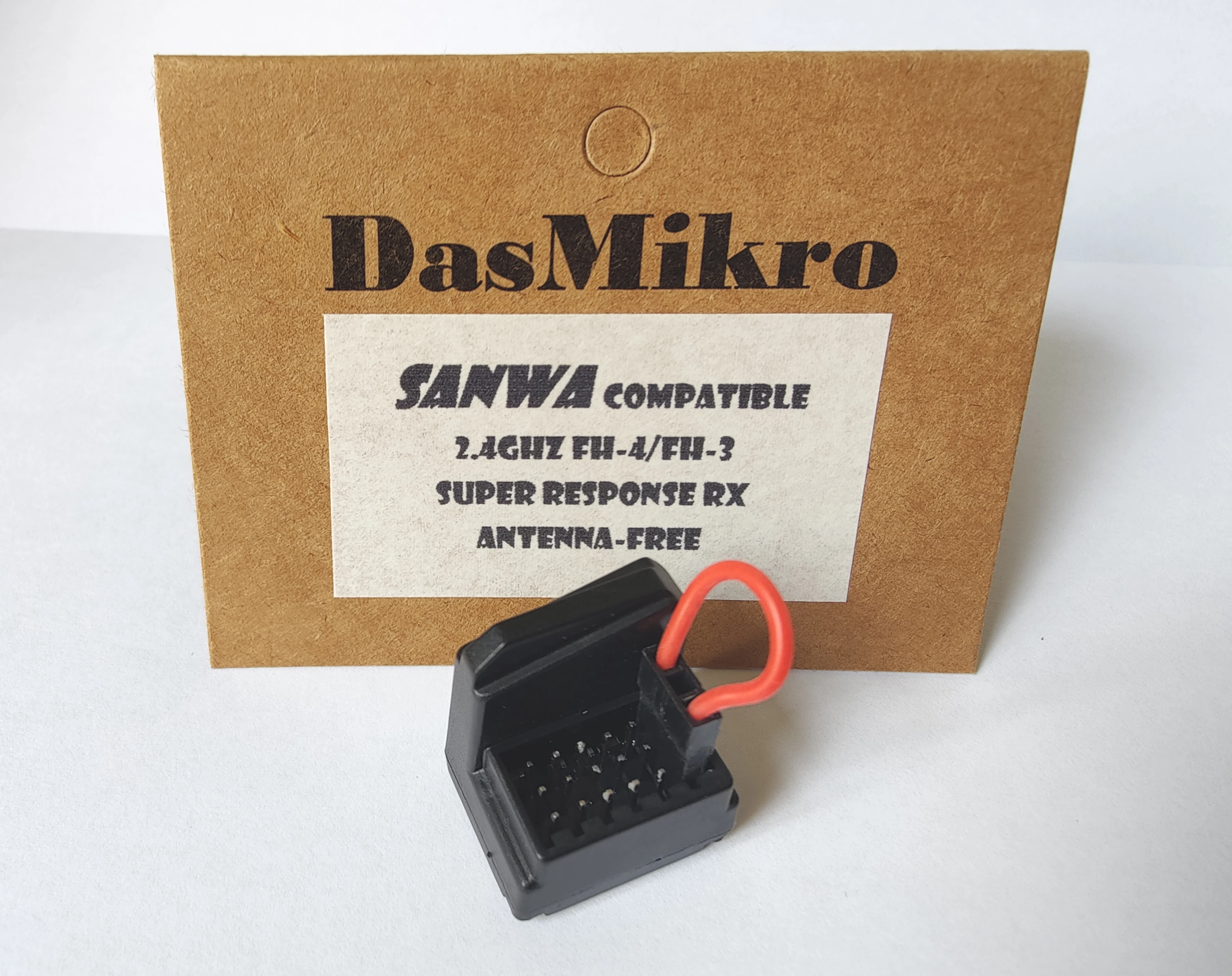 DASMIKRO DSK-482 COMPATIBLE ANTENNA-FREE RECEIVER V2 FOR SANWA SSL FH-4 FH-3 M17 M12S M12 MT-44 MT4S MT4 M11X