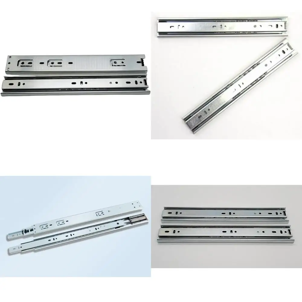 

Heavy Duty 100-Pound Rated Ball Bearing Drawer Slides, 12 Zinc Finish, 5 Pair Set for Full Extension