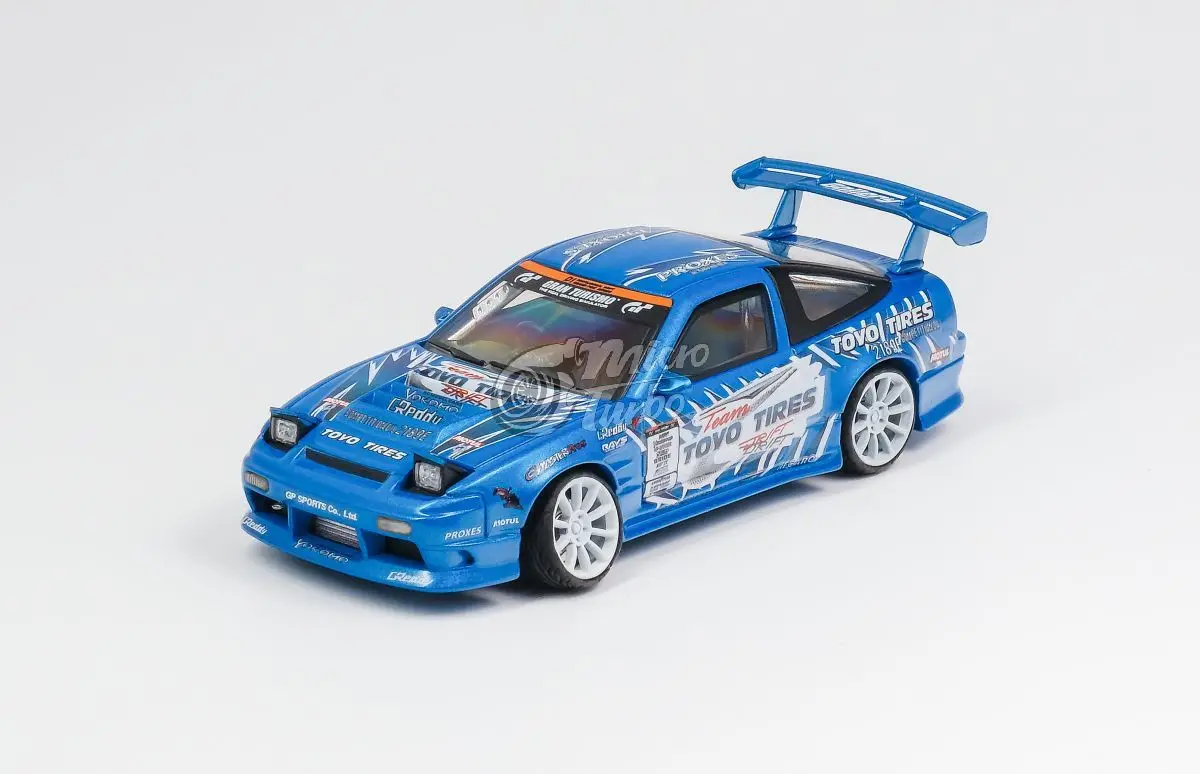 MicroTurbo 1/64 180SX TOYO Metallic Blue Color Diecast Stocks In 2023 Collection Gift Scale Modellauto