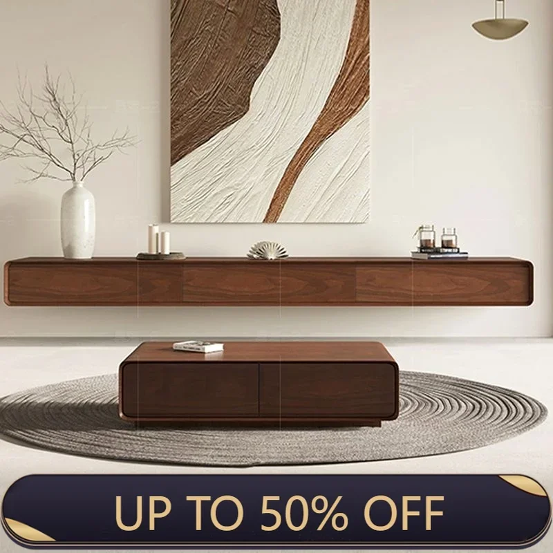 Retro Monitor Tv Stands Wood Wall Shelf Entertainment Office Tv Table Cabinets Aesthetic Muebles Para Tv Chinese Style Furniture