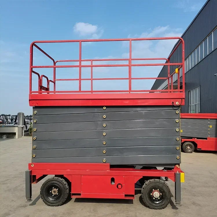 factory direct sales CE 4m 6m 8m 10m 12m 14m 16m 18m Mini Scissor Lift Elevated Small Electric Lift Electric scaffold