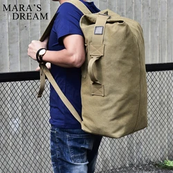 Mara Traum Männer Große Reise Klettern Tasche Taktische Militärische Rucksack Frauen Armee Taschen Leinwand Eimer Tasche Schulter Sport Taschen junge