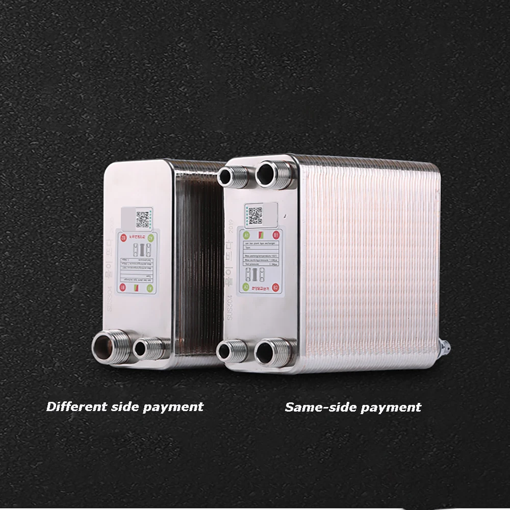 50/60 Plates stainless steel heat exchanger Brazed plate type water heater SUS304