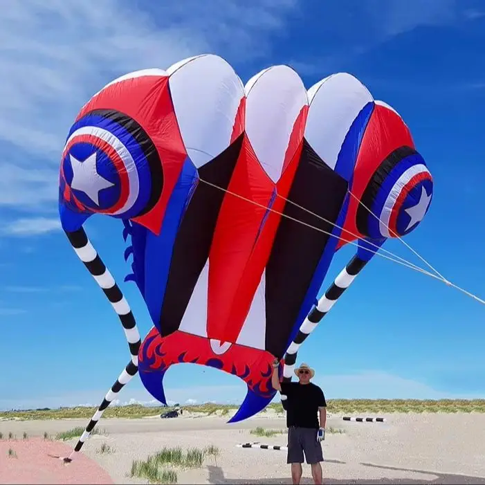 Trilobite kites nylon soft kites flying for adults kite reel octopus kite factory professional kites parachute fabric jellyfish