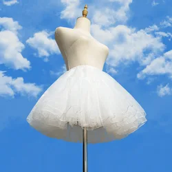 MANRAY 4 Layers 35/40/48CM White Blacke Petticoat Fluffy Lolita Skirt Support Boneless Soft Yarn Canopy Dress Accessory Girl