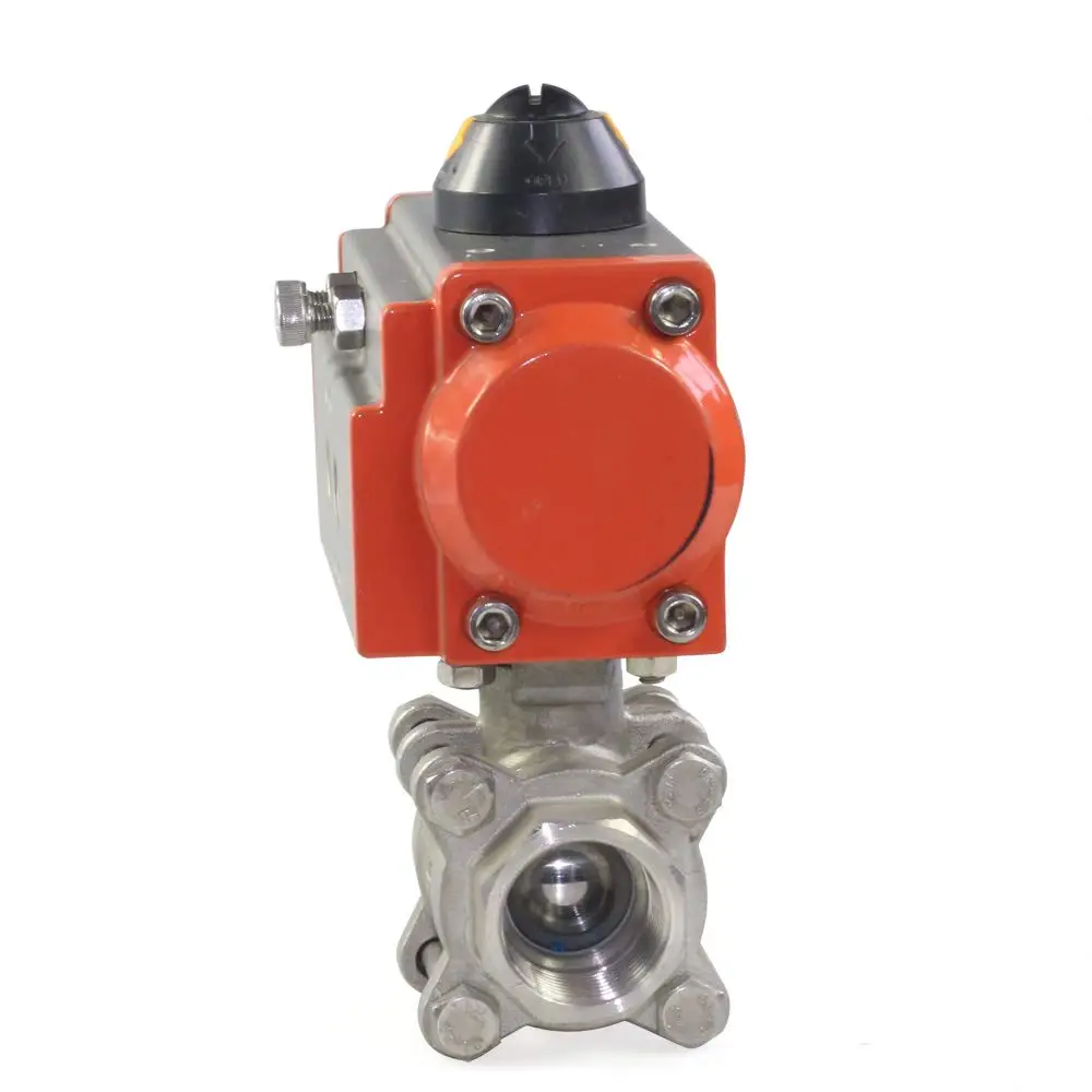 صمام كروي هوائي 3/4 بوصة، صمام كروي هوائي من الفولاذ المقاوم للصدأ Sus 304 |   التمثيل المزدوج |   0 ~ 1000 رطل لكل بوصة مربعة