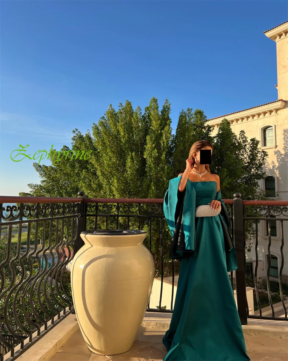 Personalizado cetim sem alças xale a linha vestido de noite até o chão requintado vestidos de baile moda ocasião especial vestidos