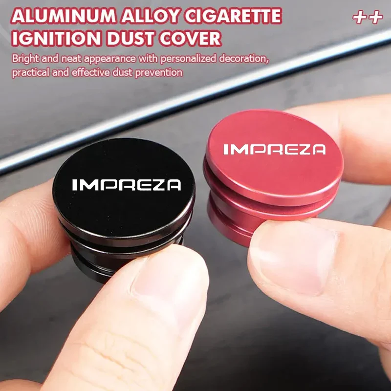 Dustproof Car Cigarette Lighter Cover for Subaru IMPREZA Logo Exiga Legacy Outback WRX Dust Plug Cap Accessories - view 5