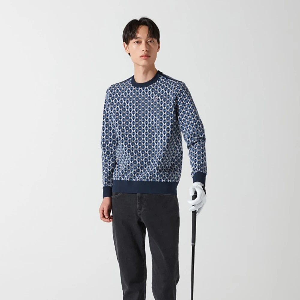 MUNSINGWEAR Moda Novo Coreano Masculino Outono Golf Wear Encantador High-end Marca Suéteres Luxuosos e Elegantes