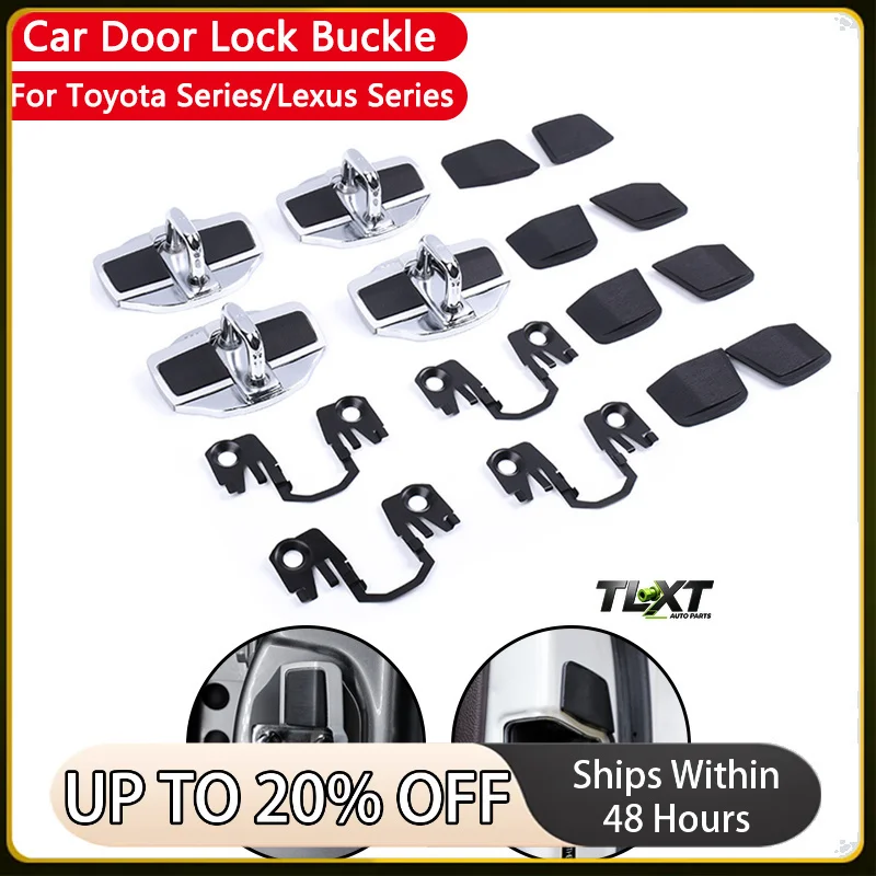 Door Lock Buckle Stabilizer Upgrade For Lexus Toyota Series RAV4 Camry Aqua Alphard C-HR Reiz Corolla Crown Harrier Land Cruiser