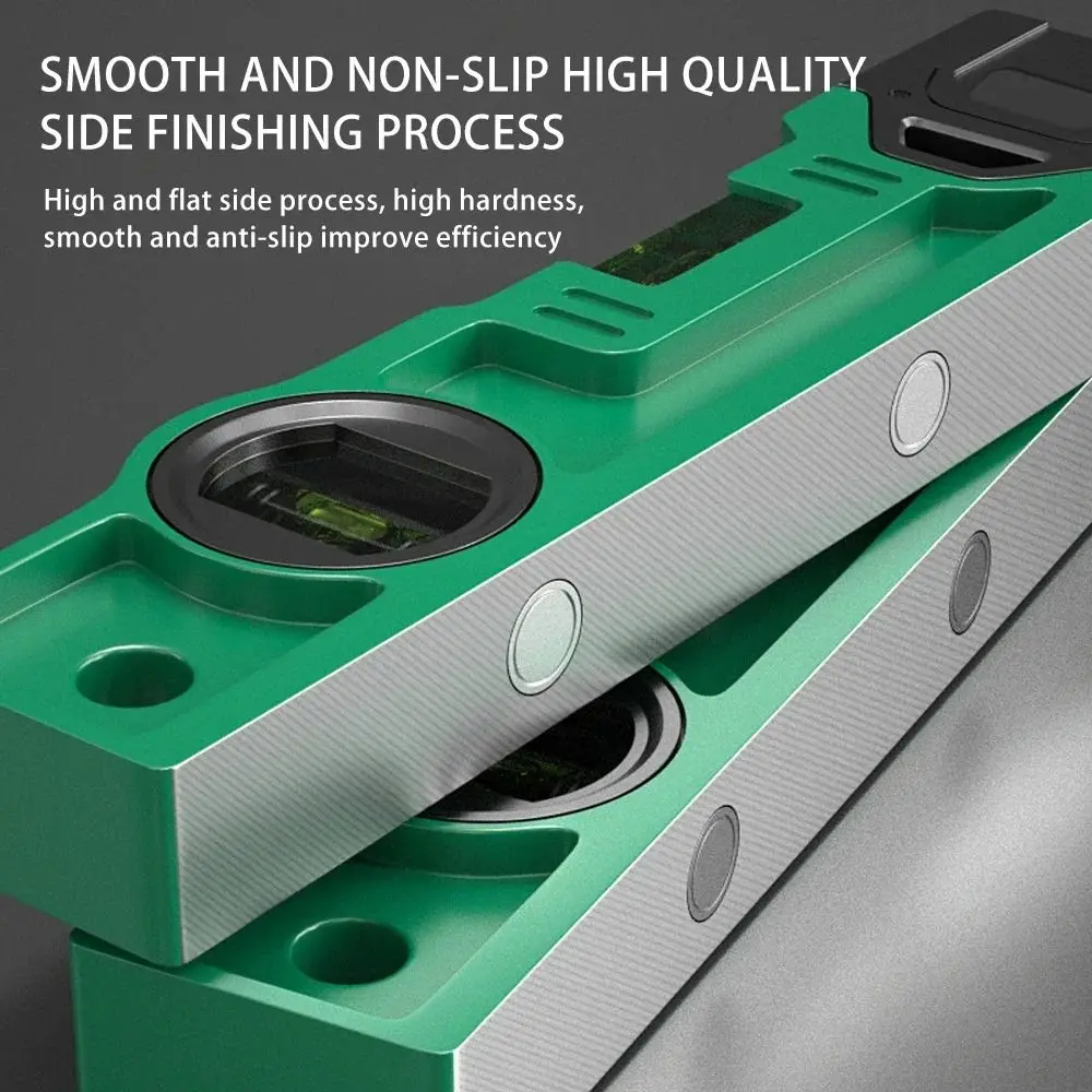 

Aluminum Alloy Angle Finder Magnetic Base Horizontal Magnetic Level Measuring Ruler High Precision Anti Slip Angle Gauge