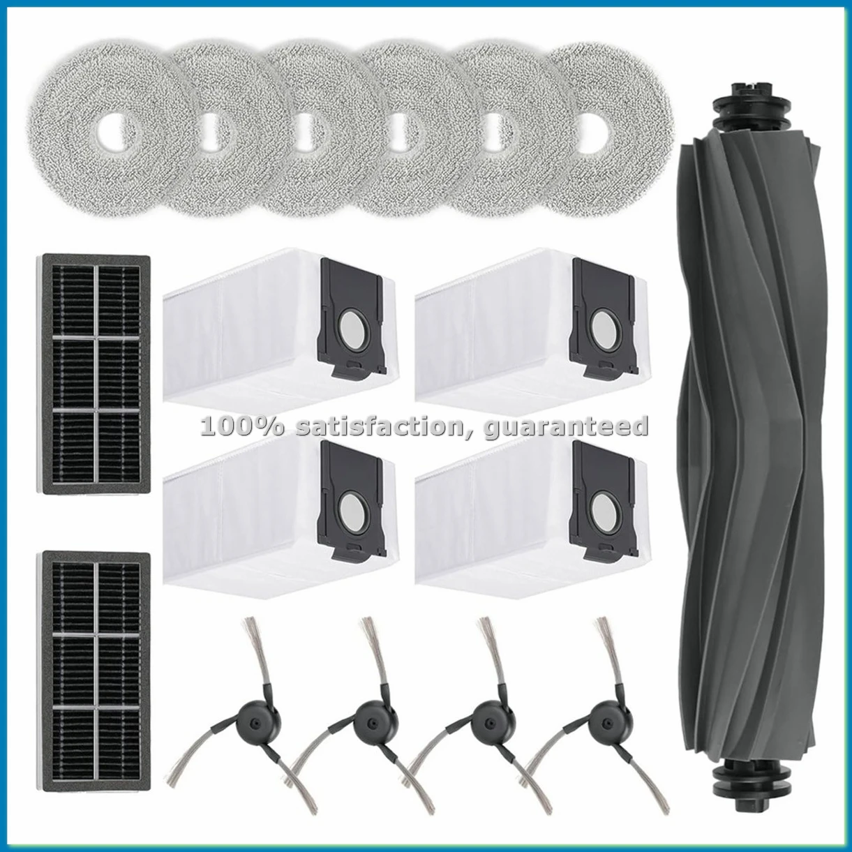 

Accessories for X40 Ultra Robot Vacuum Replacement Parts Main Side Brush Hepa Filter Mop Pad Dust Bag-A79M