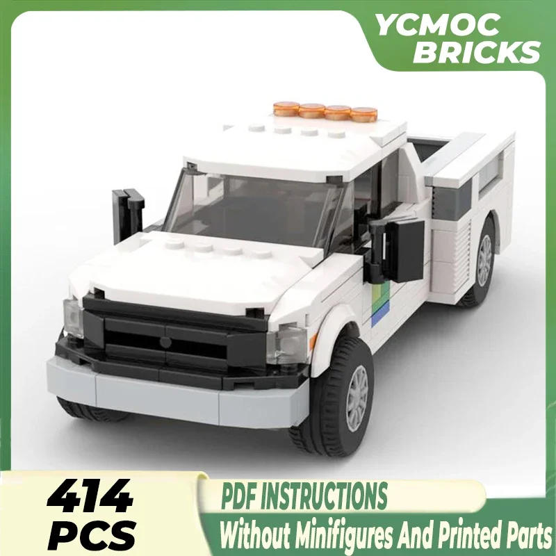 City Truck Model Building Bricks, Speed Champion Truck, Tecnologia Blocos Modulares, Brinquedos de Natal, Conjuntos DIY, Presente de Montagem, 8 Stud