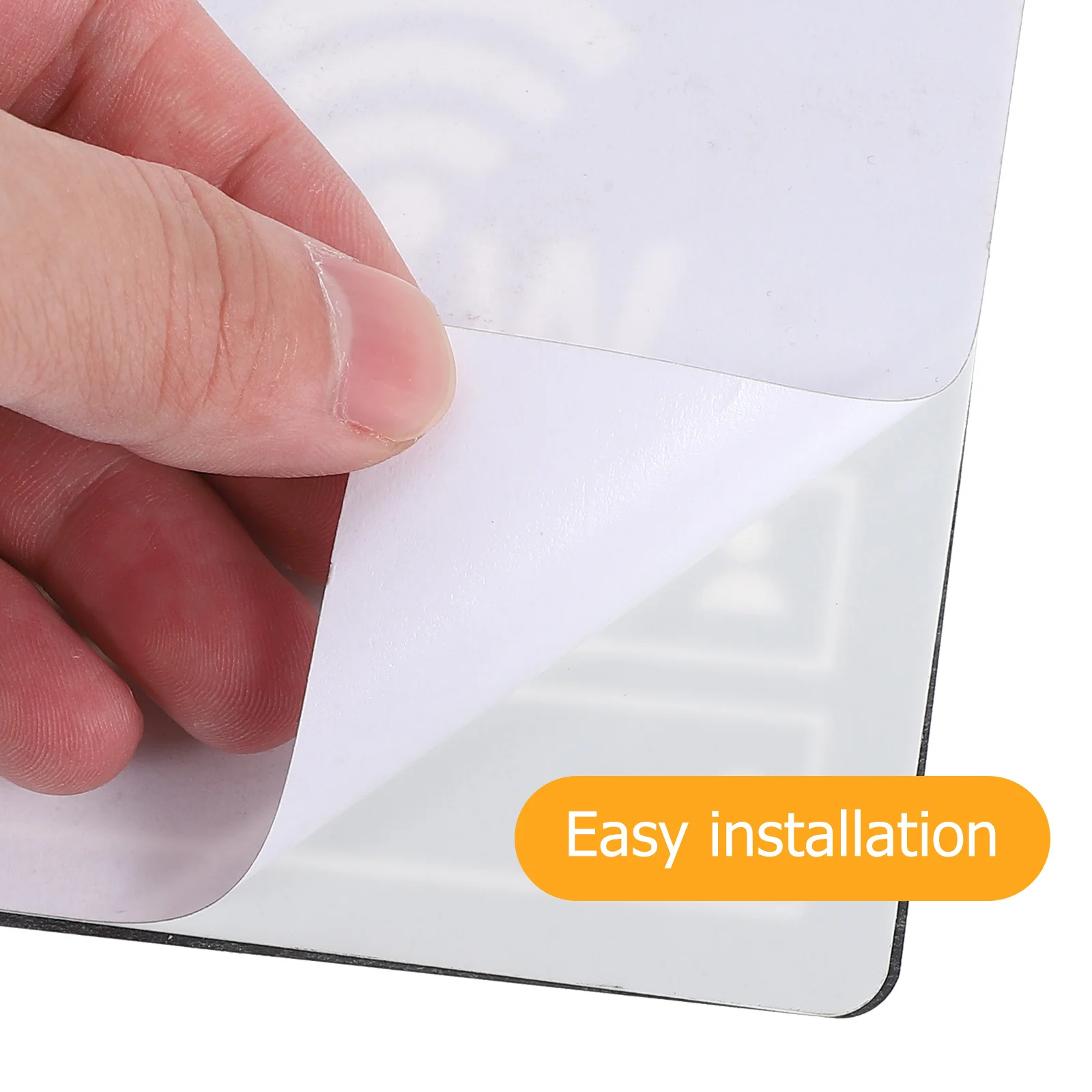 مرآة الجدار ملصق واي فاي كلمة المرور تسجيل الاكريليك مقاوم للماء Hd سطح عاكس لمطعم مكتب صالون تجميل ديكور المنزل