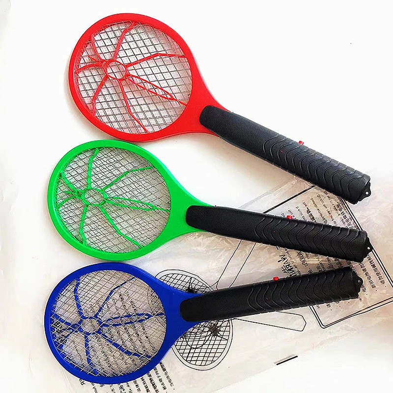 

1PC Battery Type Portable Mosquitos Killer Electric Fly Insect Bug Zapper Bat Handheld Insect Fly Swatter Racket