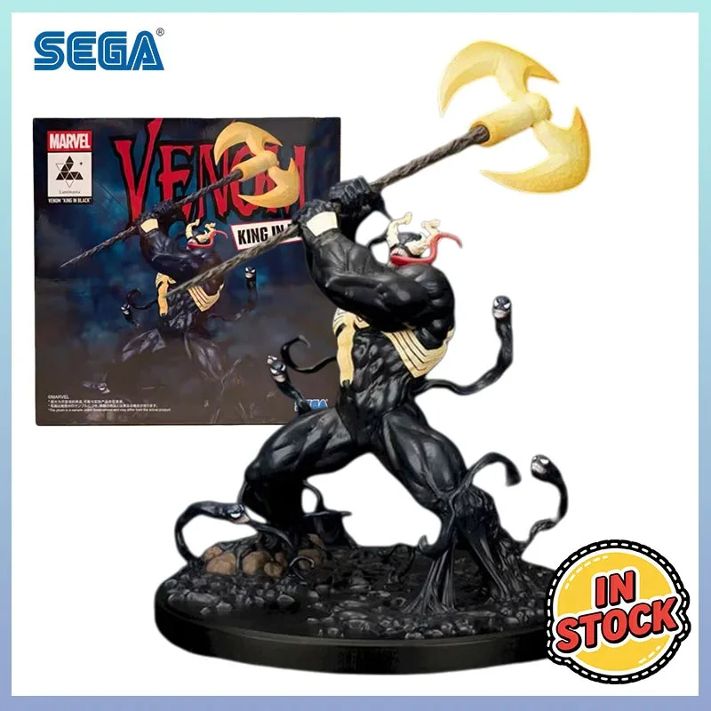 

SEGA в наличии Человек-паук Venom Luminasta God of Light Коллекция Серия Модель Персонаж из мультфильма Подарки Игрушки Модель Kawaii Кукла