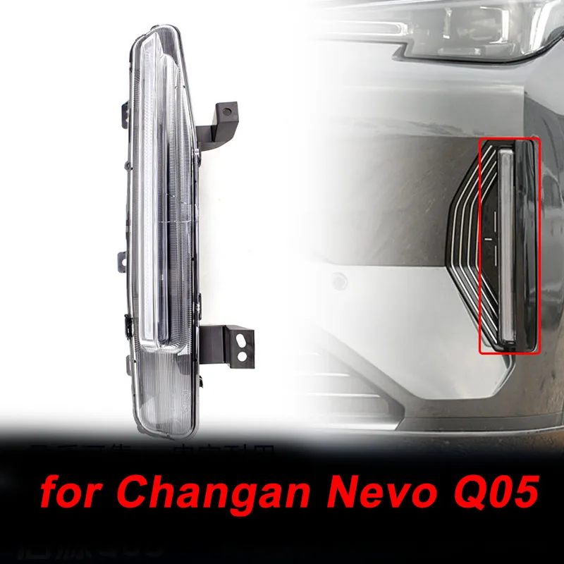 

1pc for Changan Nevo Q05 2024 2025 LED Front Bumper Daytime Running Light Replace Original Accessories 4102060-AW02