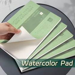140lb/300 gsm Watercolor Paper 20 Sheets,Medium Grain Pad for Drawing,Mixed Media,Charcoal,Pastel,Ink, Acrylic for Adults,Artist