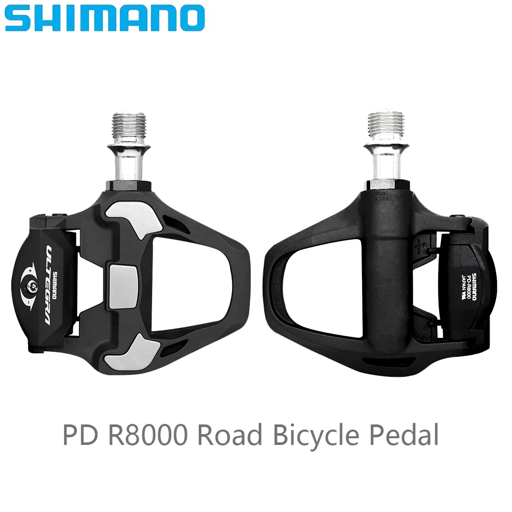 

SHIMANO ​ SPD-SL PD-R8000 Педаль для шоссейного велосипеда Самоблокирующиеся педали для шоссейного велосипеда с шипами SH11 Оригинальные детали для велосипеда