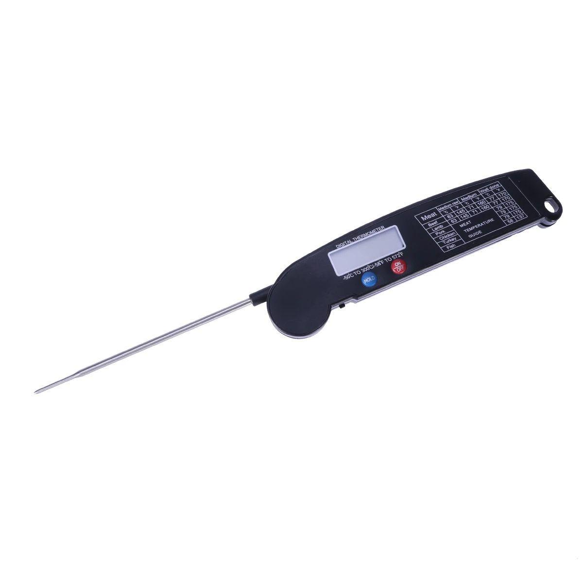 

Digital Thermometer for Cooking Meat Grill Temperature Gauge Instant Read BBQ Electronic Stainless Probe Rotatable Household