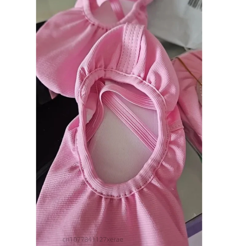 Детская танцевальная обувь, балетки для девочек на мягкой подошве, тканевые туфли для йоги для взрослых, дышащие и прочные, стиль без завязок