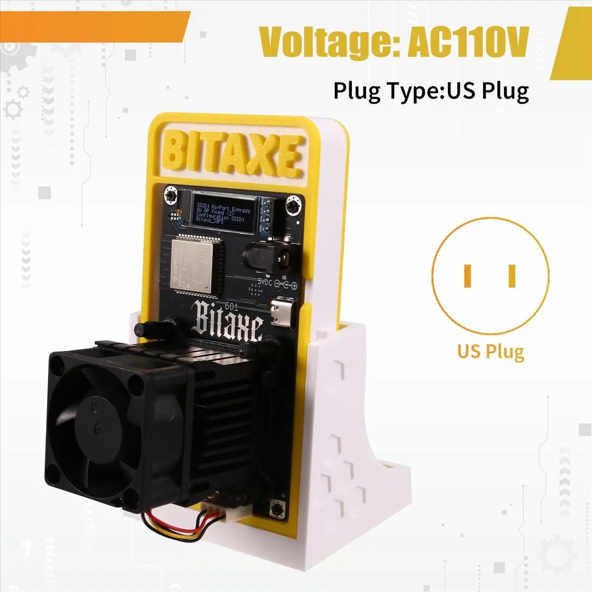 

Обновление для Gamma 601 Solo Miner 1.2TH/S 18-22W BM1370 Asic (замена S21 Pro) — криптомайнер BTC с подставкой, вилка US PLUG