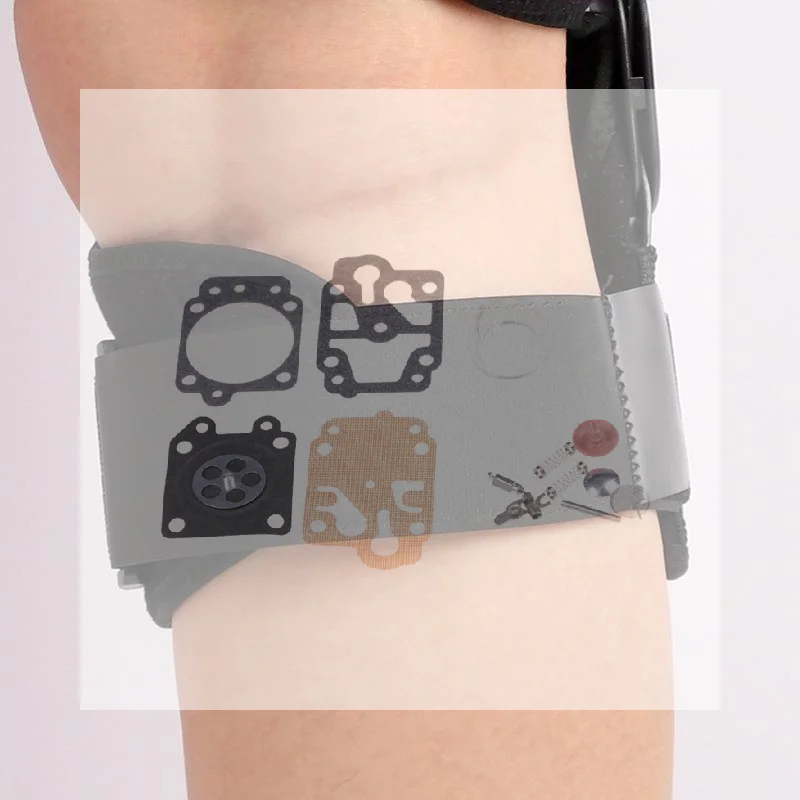 Sports Knee Support Sleeve Thickened EVA Gasket Patella Stabilizer Non-slip for Running Hiking Outdoor Sports Use