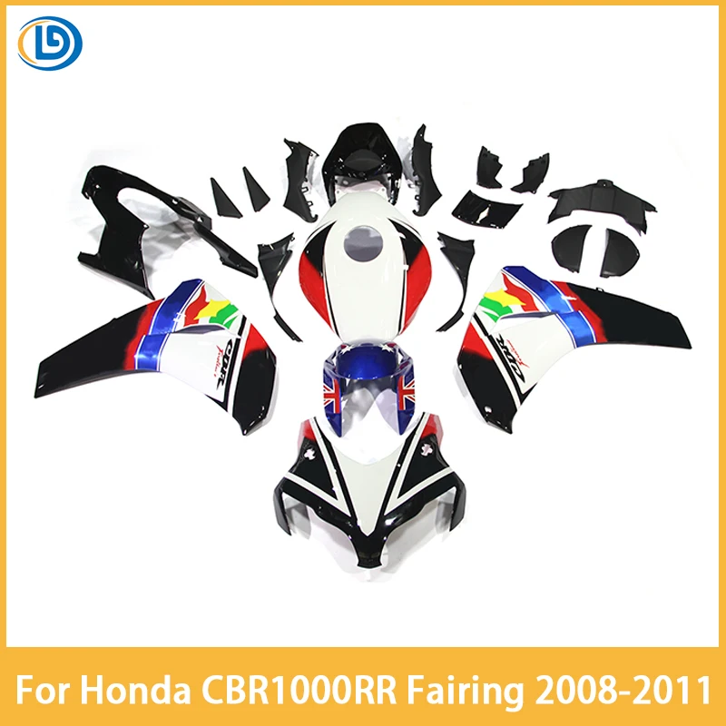 

Motorcycle Fairing Kit For Honda CBR1000RR 2008 2009 2010 2011 CBR 1000 RR Bodywork Injection 1000RR black and white