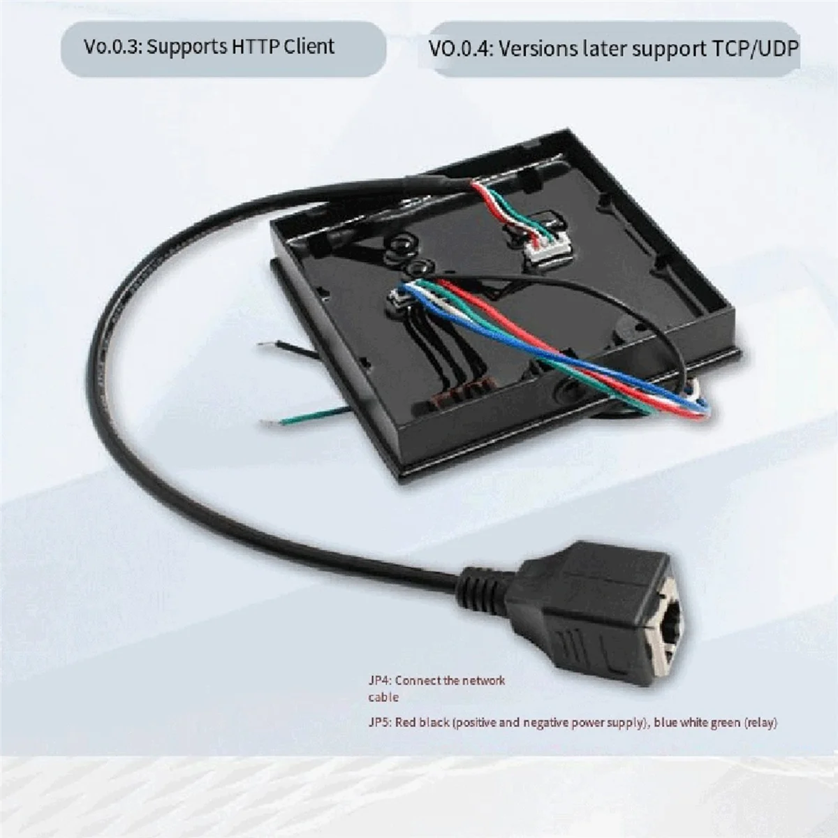 A26P Nowe produkty Czytnik kart identyfikacyjnych RFID 125 kHz 13,56 MHz dla Mifare TCP IP HTTP Modbus Ethernet LAN RJ45 Czytnik kart sieciowych