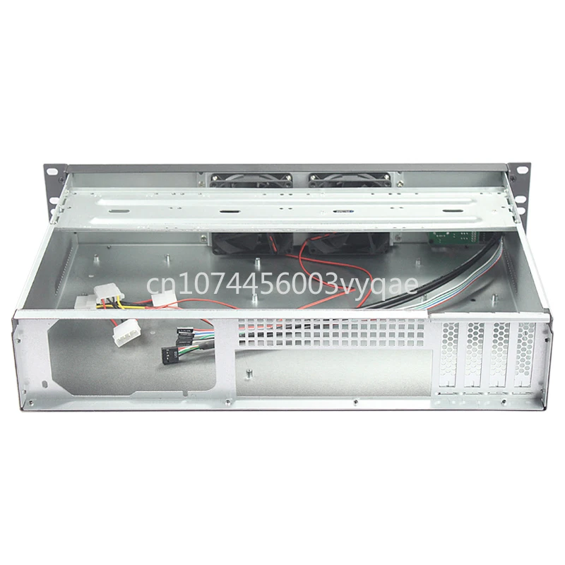 2u rack type short 300mm MATX motherboard horizontal industrial network monitoring video recorder server chassis