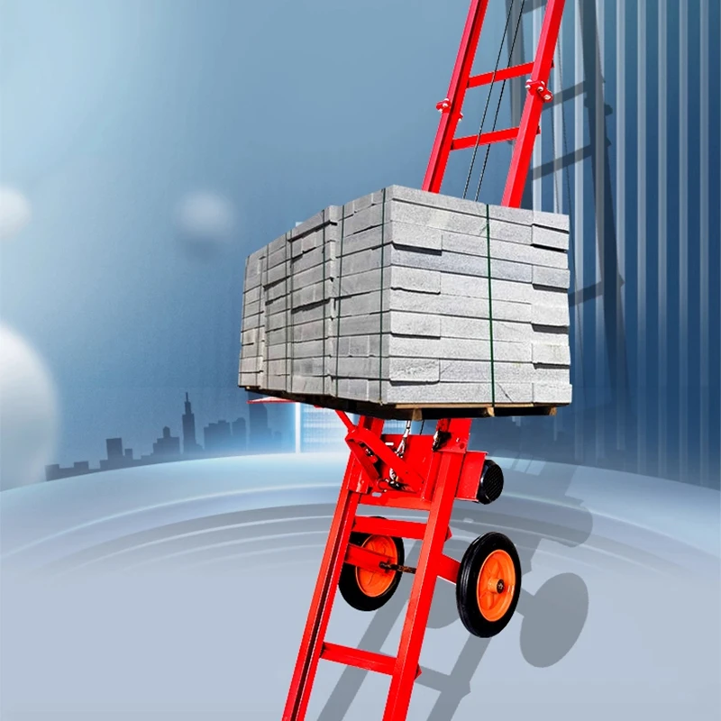 

2.5M/3M/3.5M/4M Automatic loading and unloading machine fish pond loading machine electric lifting cargo machine vehicle loading