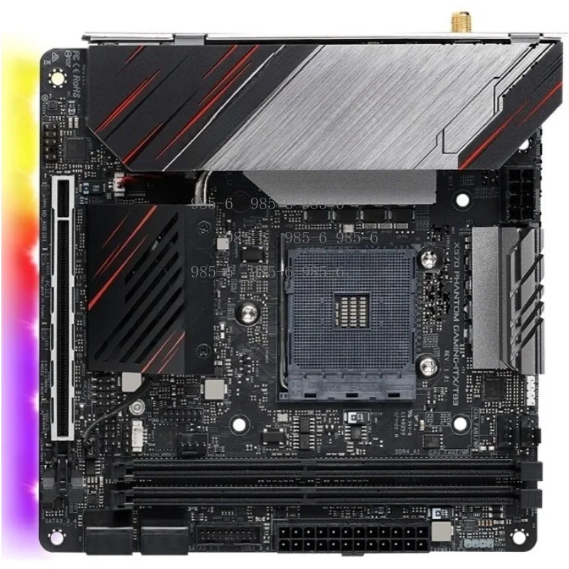 AM4 ITX Mainboard Support DDR4 64G PCI-E 4.0 for Multiple Processors