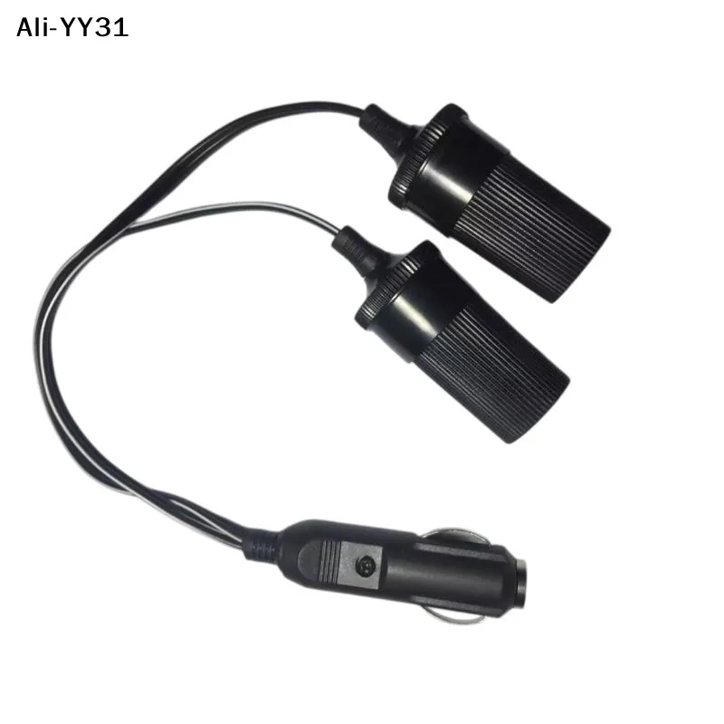 【AY]Cigarette Lighter Extension Cable Adapter Replacement Parts Durable Professional Wear Resistant Accessories 1/2/3/5M 12V