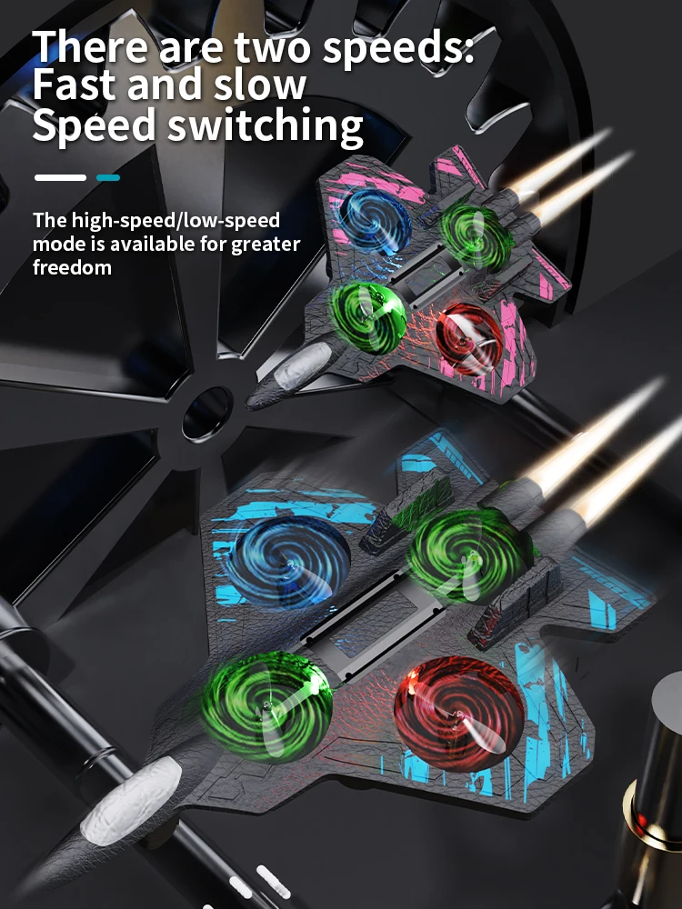 رغوة طائرة RC مقاتلة 2.4G التحكم عن بعد حيلة 360 ° طائرة رغوية EPP طائرة دوارة مع ألعاب LED للأطفال #5