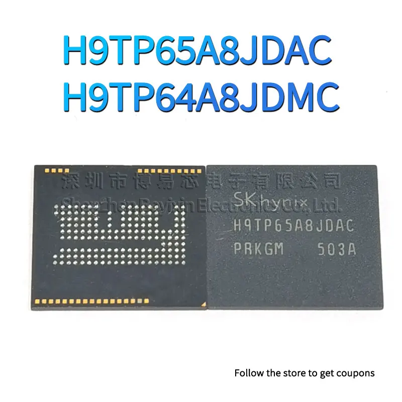 Original genuine H9TP65A8JDAC H9TP64A8JDMC new 1G+8G LPDDR2 EMCP 162 balls