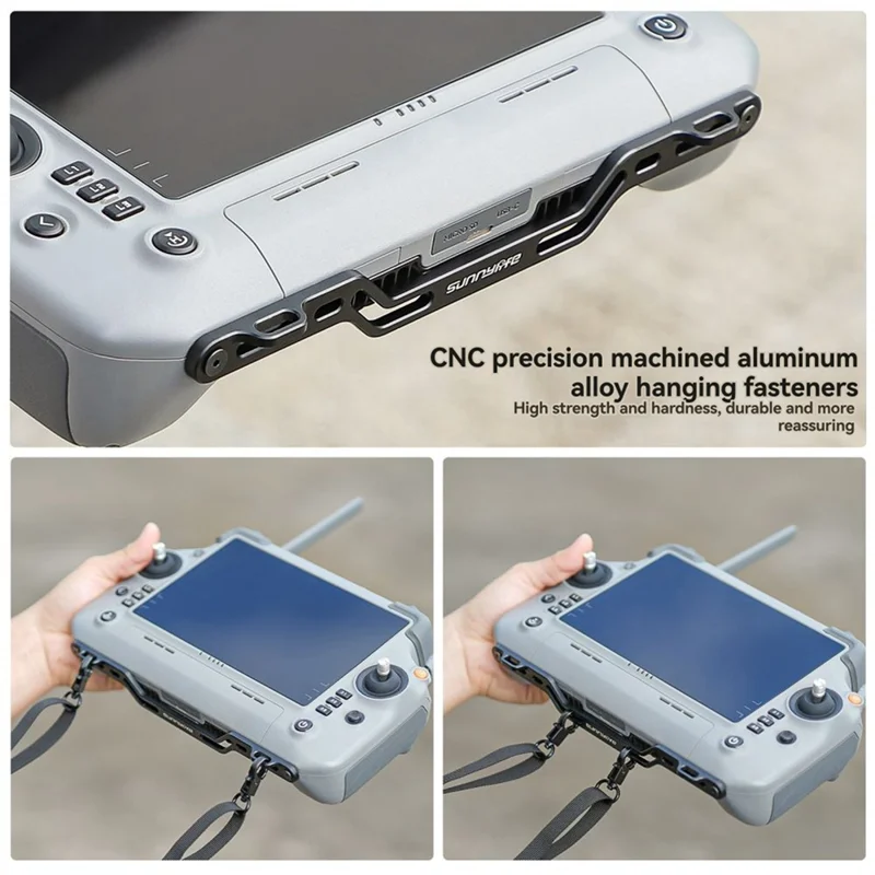 Sunnylife 2 in 1 훅 벨트 넥 랜야드 DJI RC Plus 2 리모컨용 스크린 스트랩 포함 (아그라스 T40/T50 T60/T70 드론용)