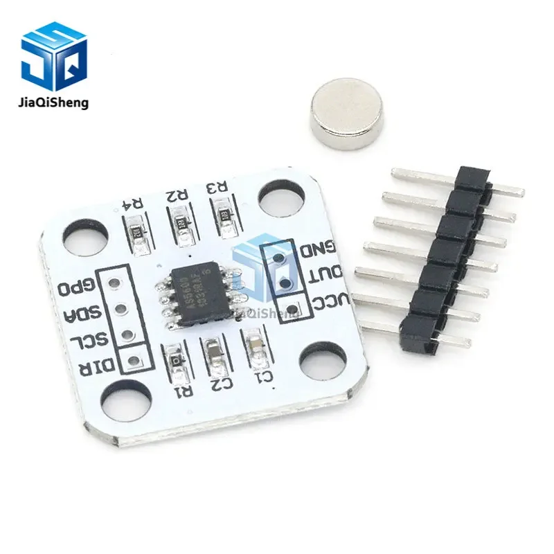 AS5600 magnetic encoder magnetic induction angle measurement sensor module 12bit high precision