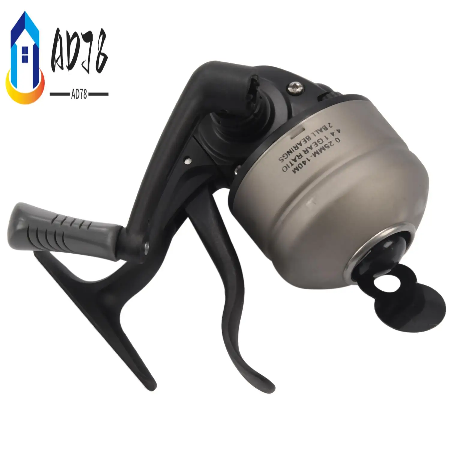 

AD78-Black Swallow Spincasting Reel Lure Wheel Fishing Round Fish Reel Fishing Reel Scamper Reel Fish Inner Line Wheel Pesca Spi