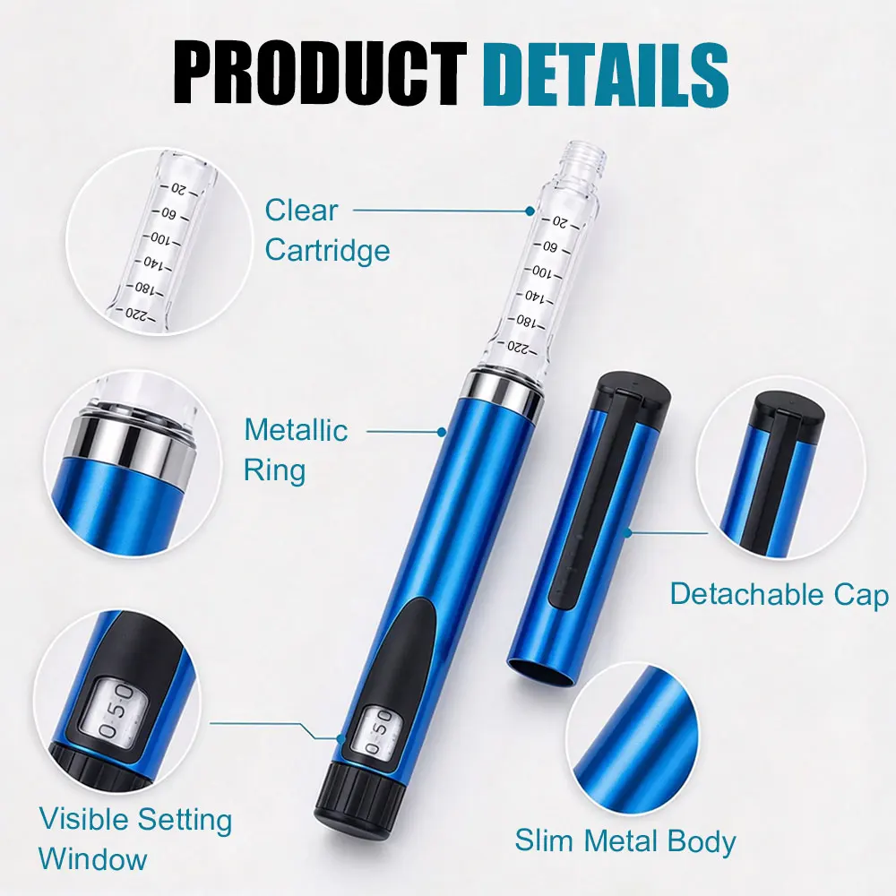 1-10pcs for 3ML Ink Cartridges Insulin Injection Pens Weight Loss and Beauty Magic Pens 60U Pen