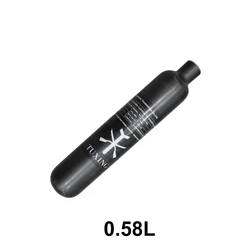 TUXING 0.58L 580cc 300Bar 4500Psi Carbon Fiber Cylinder High Pressure Air Tank HPA Bottle Scuba Diving Tank M18*1.5