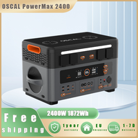OSCAL PowerMax 2400 Portable Power Station 2400W Solar Generator 1872Wh LiFePO4 Battery Home Backup Outdoor Camping Mobile power