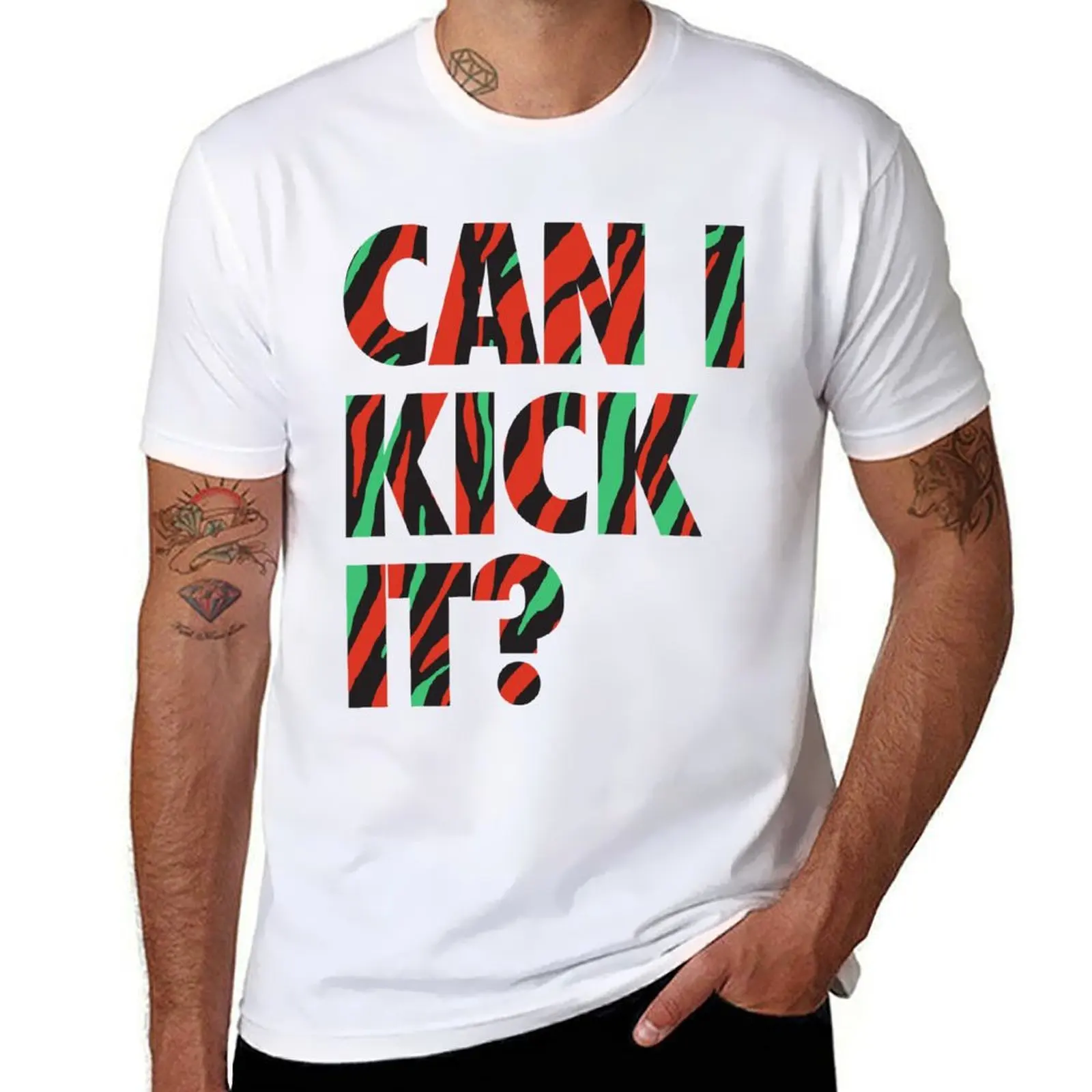 

Just Kick It T-Shirt affliction shirts blacks summer top men workout shirt