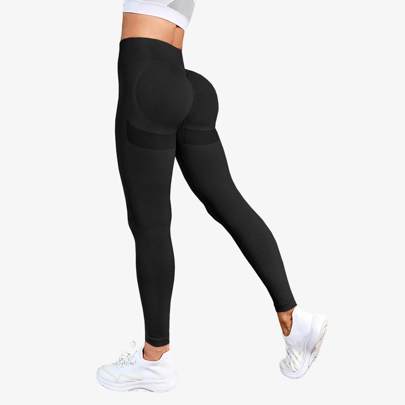 

knitting Seamless Women's Leggings High Waist Elastic Tights Gym Trainning Running Sports Pants Fitness Hip Lift Sexy Yoga Pants