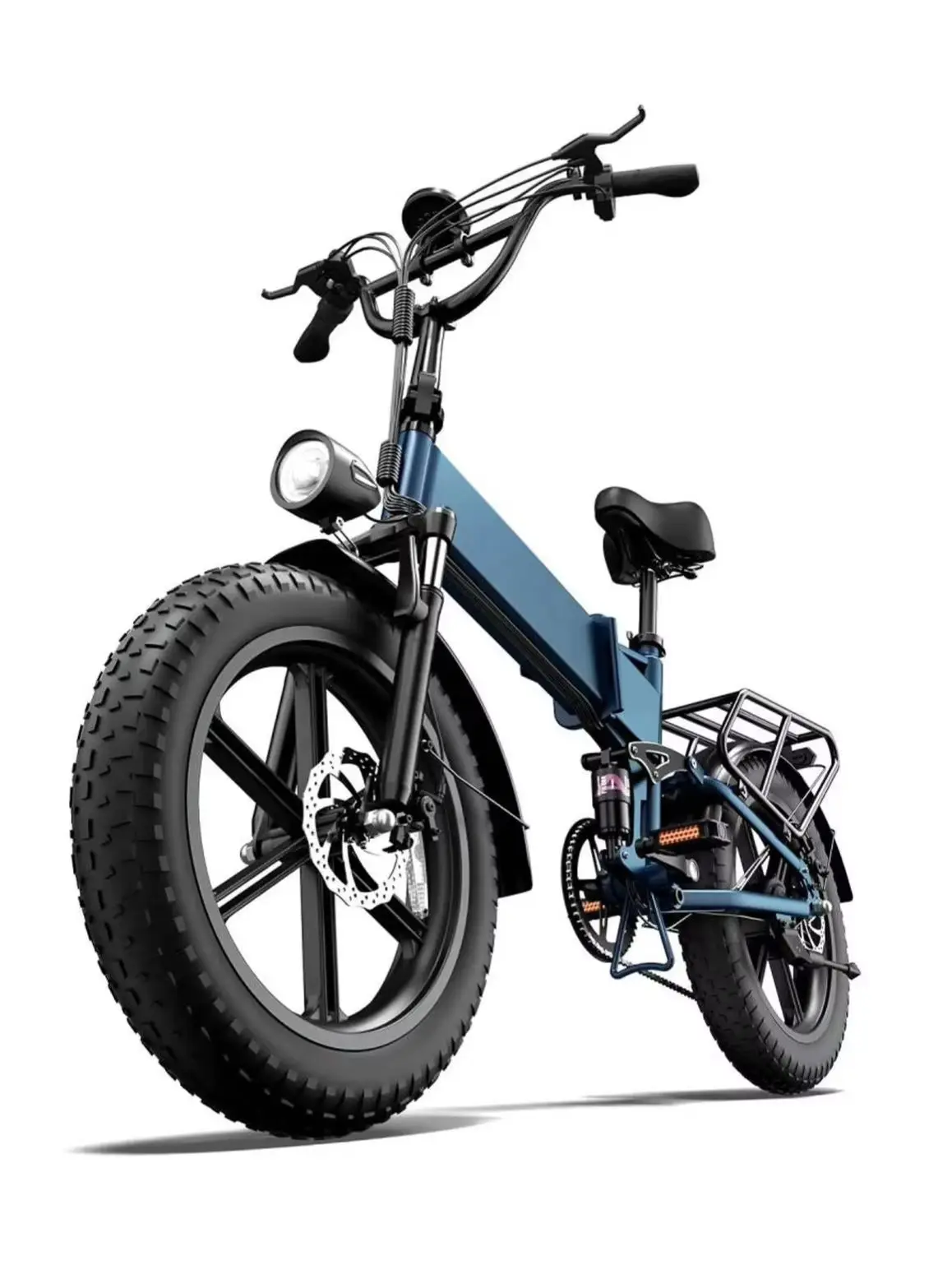 AliExpress URLIFE Adult 48V 13Ah Electric Bike Foldable 750W Motor 20-inch Fat Tire E-Mountain All-terrain Bike