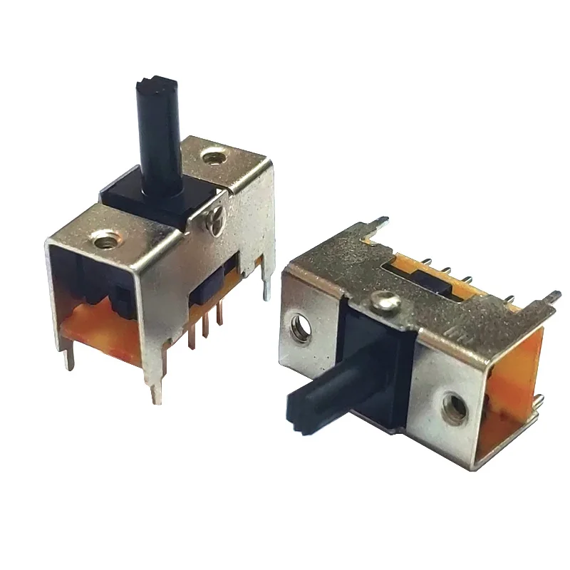 2 قطعة TS-23E02 تبديل التبديل AT10 إعادة تعيين مزدوج أربعة أقدام ثابتة رافعة التبديل خمر راديو التبديل 8Pin تبديل إعادة تعيين التبديل