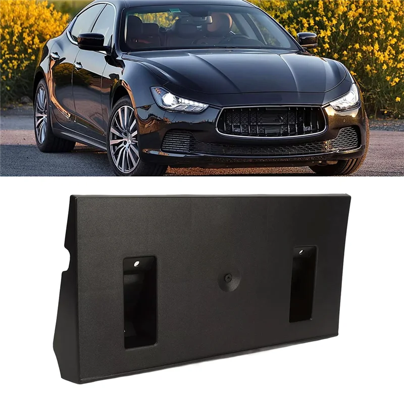 

For Maserati Ghibli 14-17 Front Licence Plate Frame 670025268-ABQF
