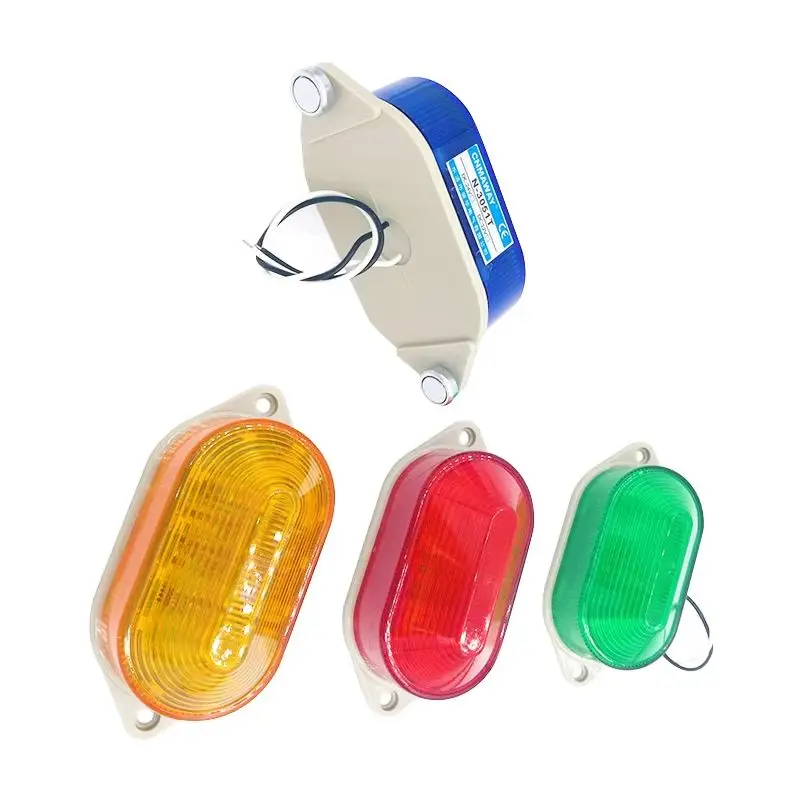 

Сигнальная лампа-индикатор N-3051TJ с магнитом, зуммером и стробоскопом, светодиодная мигающая лампа, звуковое оповещение, 12В 24В 220В, малый размер