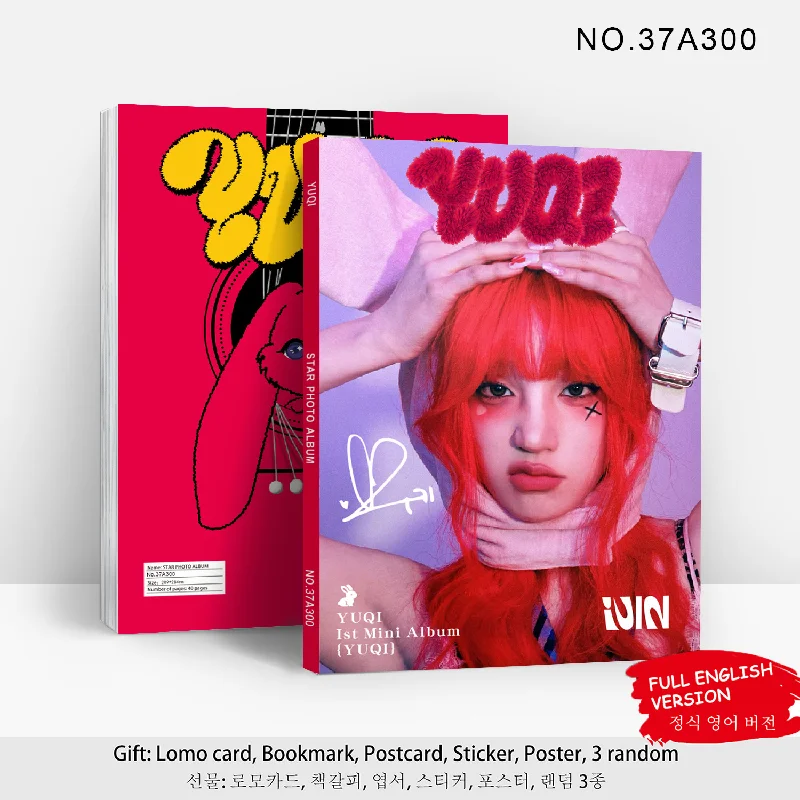 HD Photo Gallery Sticker Poster, Bookmark Cartão de Coleção, K-pop, YUQI, Álbum Retrato, Presentes para Fãs, Novo, G)I-DLE