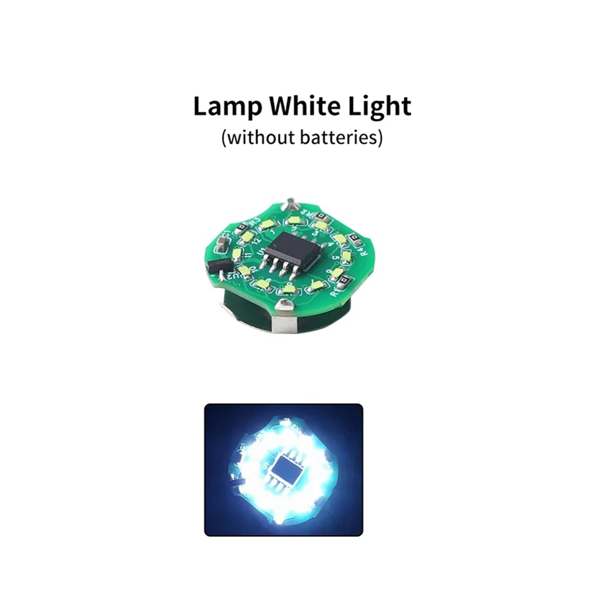 BFYLE untuk Bambu Lab Bentuk Cincin Lampu LED dengan Kontrol Magnetik DIY Bagian Model Cetak 3D untuk Bambu Voron AD5M K1 Kobra